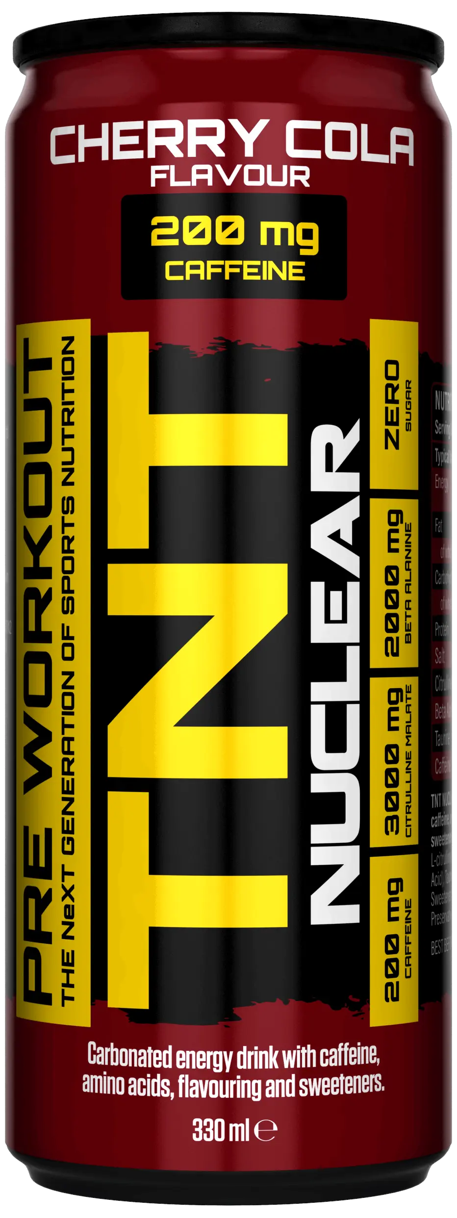 NXT TNT Nuclear 330ml - Single Can or Case of 12 - Various Flavours