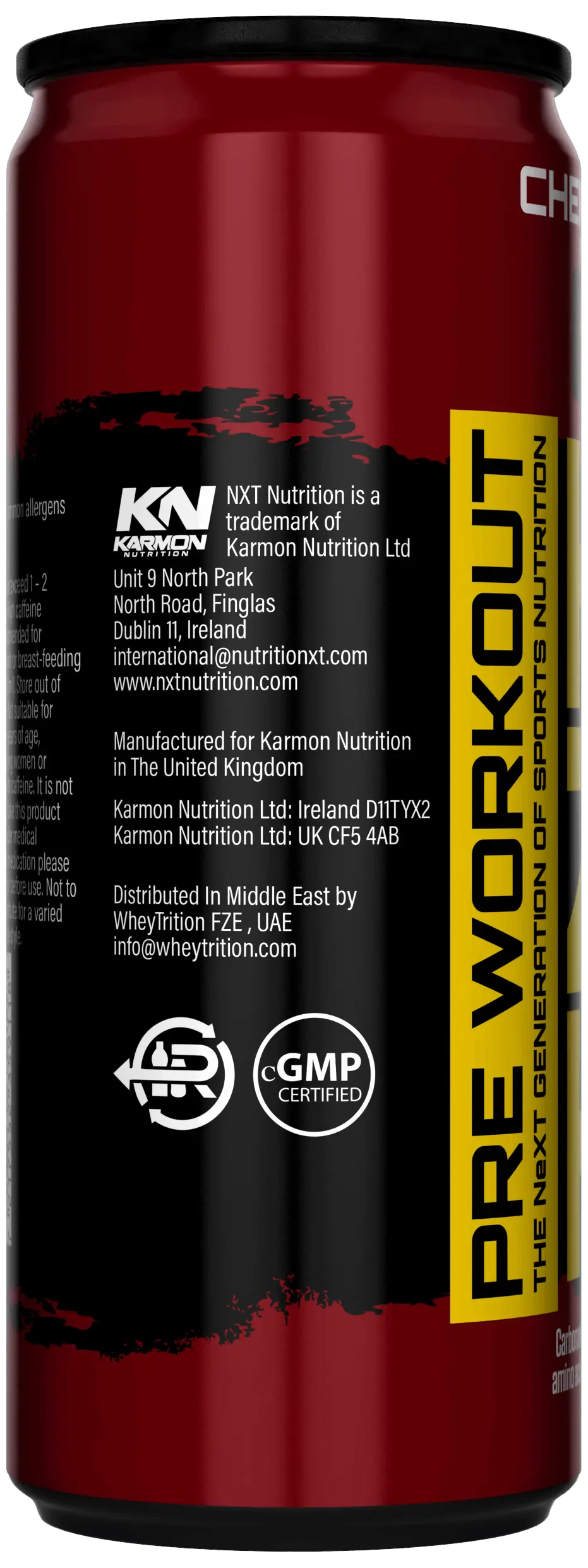 NXT TNT Nuclear 330ml - Single Can or Case of 12 - Various Flavours