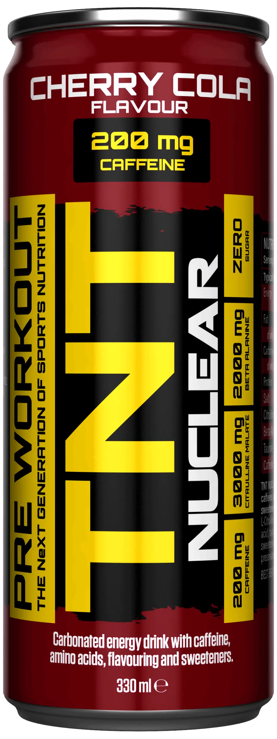 NXT TNT Nuclear 330ml - Single Can or Case of 12 - Various Flavours