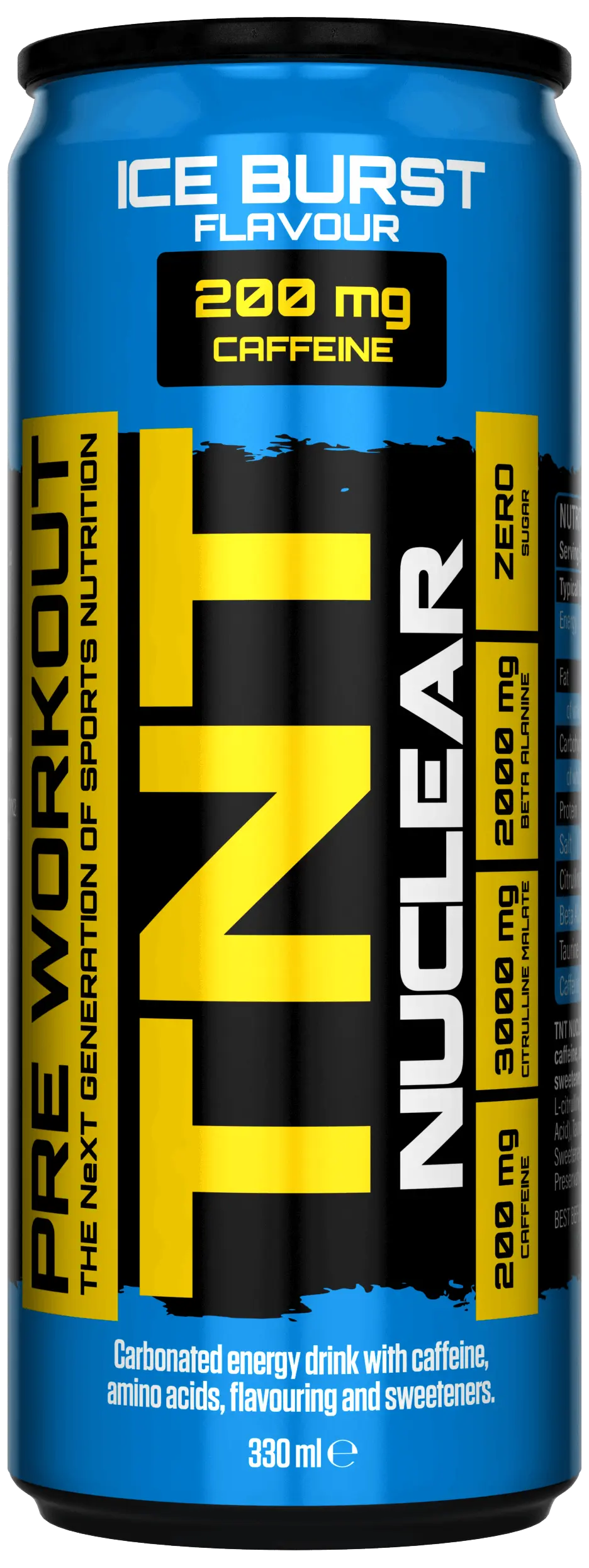 NXT TNT Nuclear 330ml - Single Can or Case of 12 - Various Flavours