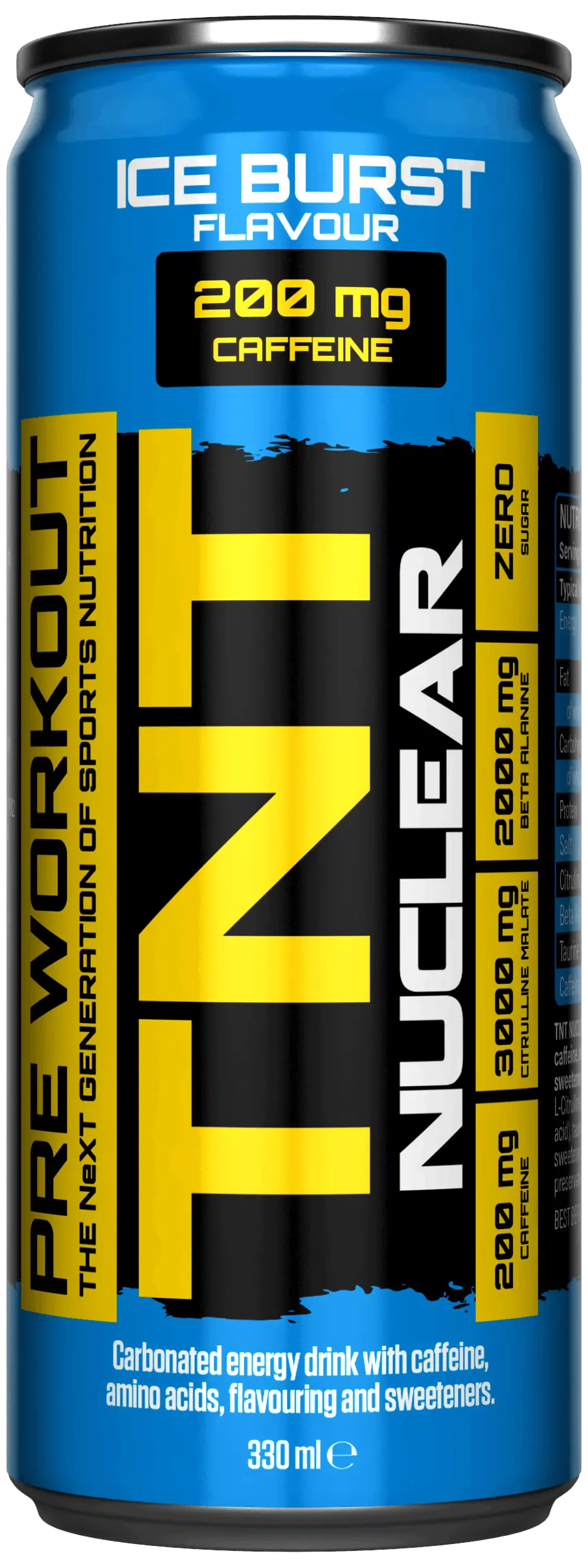 NXT TNT Nuclear 330ml - Single Can or Case of 12 - Various Flavours