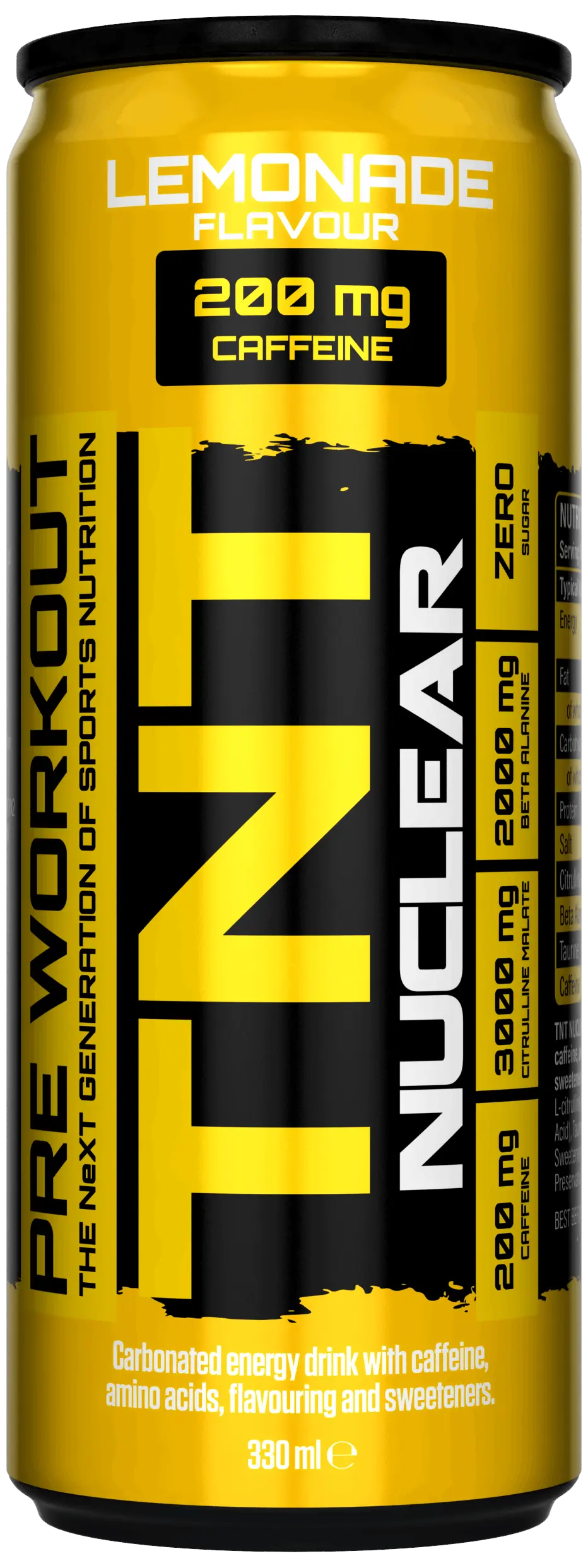 NXT TNT Nuclear 330ml - Single Can or Case of 12 - Various Flavours