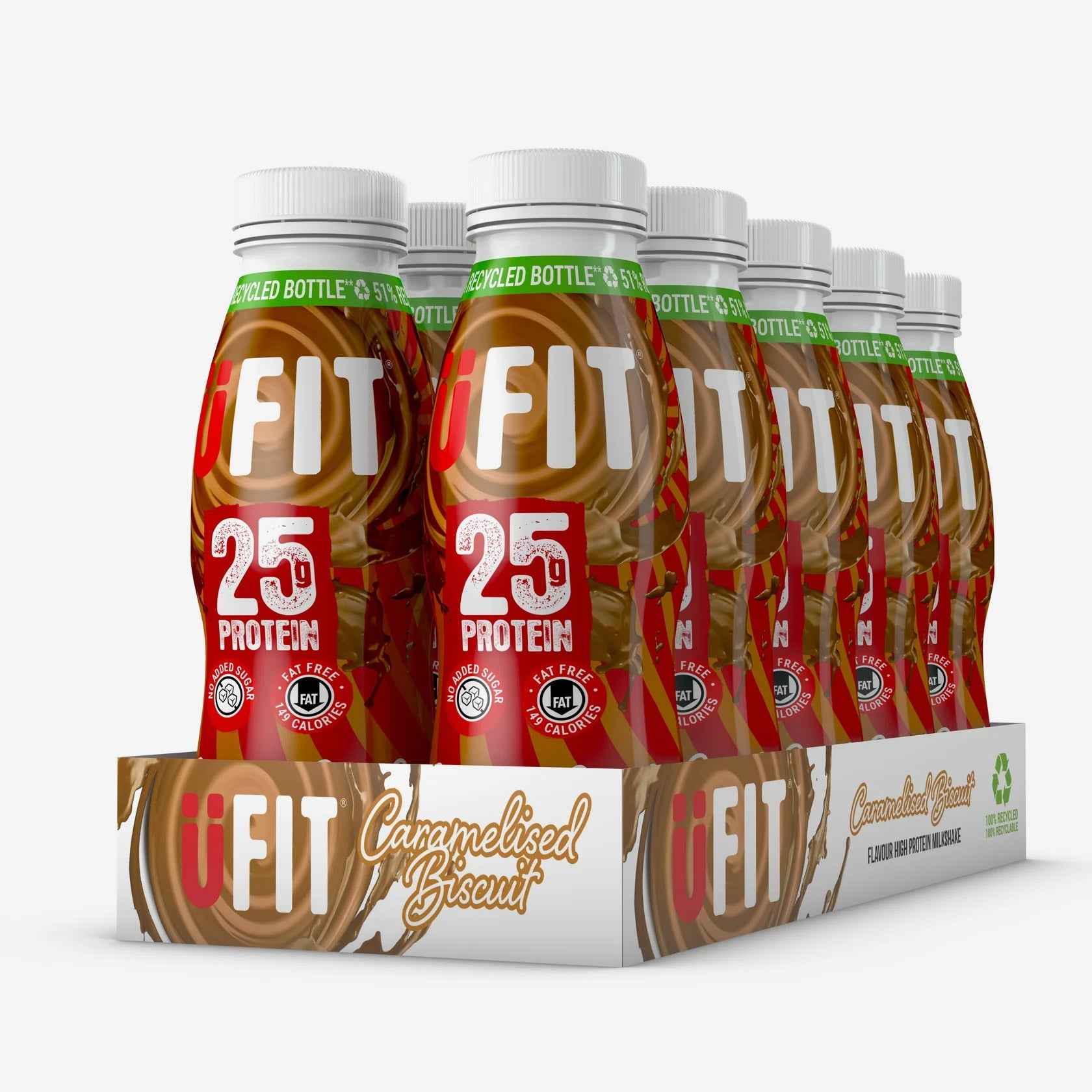 UFIT 25G HIGH PROTEIN SHAKE DRINK - 10x330ML