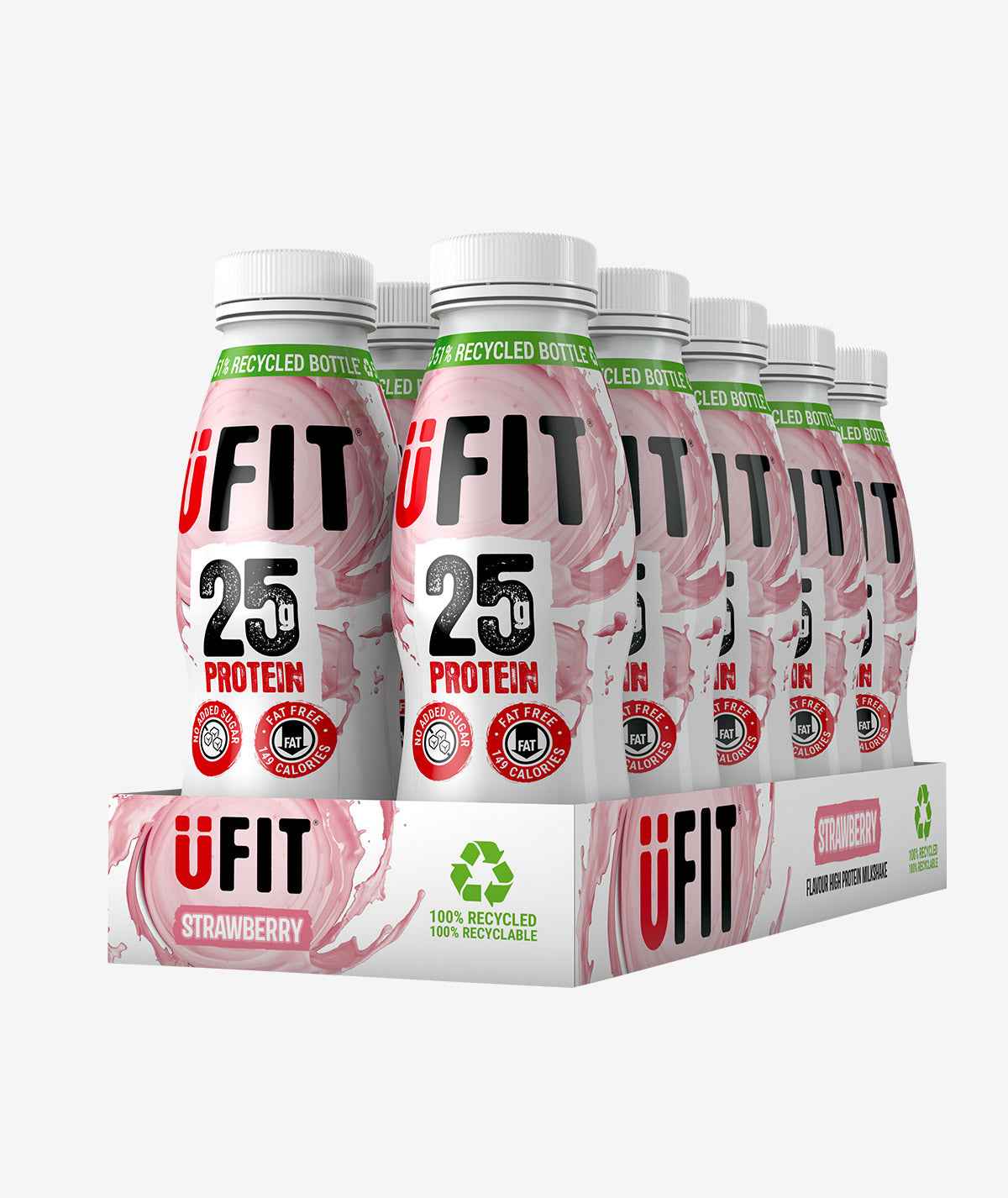 UFIT 25G HIGH PROTEIN SHAKE DRINK - 10x330ML