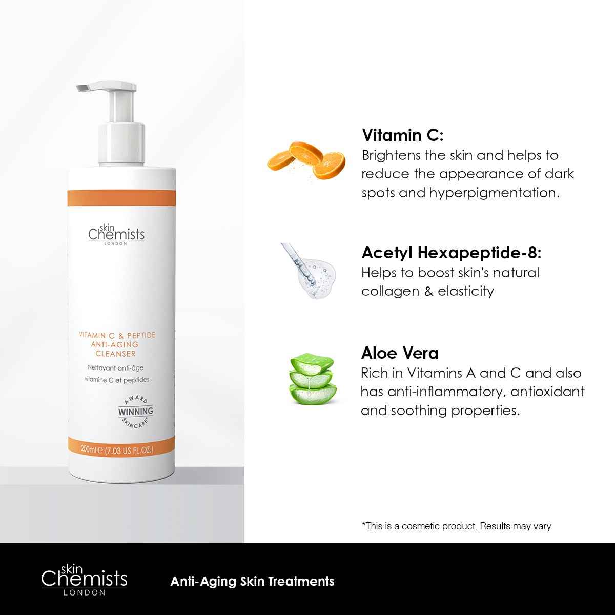 Vitamin C & Peptide Cleanser 200ml