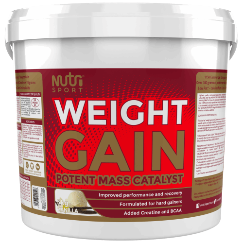 NutriSport Weight Gain 5kg - Variety of Flavours