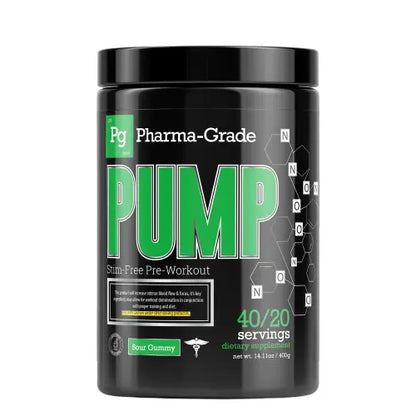 Pharma Grade Pump 400g (Variety of Flavours) - Evolution Supplements